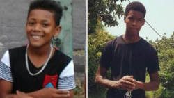 The deceased, Clevique Huggins, left, and Denroy Baptiste.