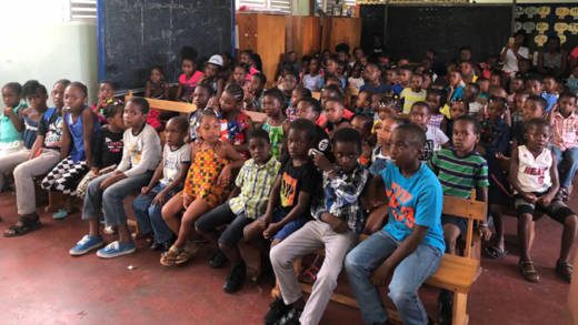 A Group of the children at Sundays event