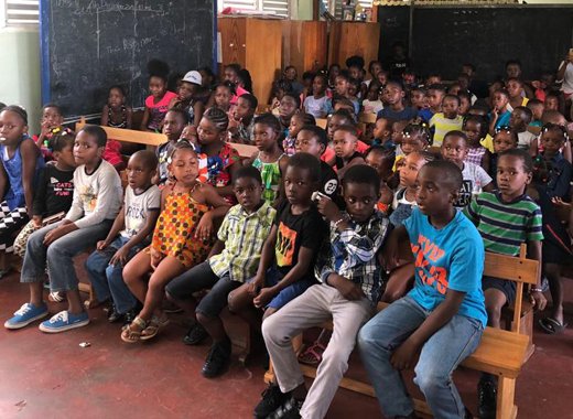 A Group of the children at Sundays event