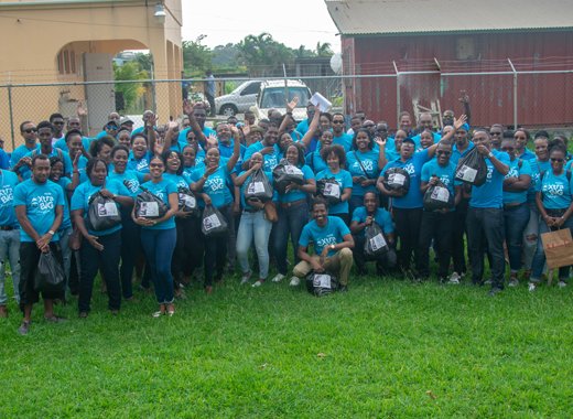 Flow staff on Mission Day.