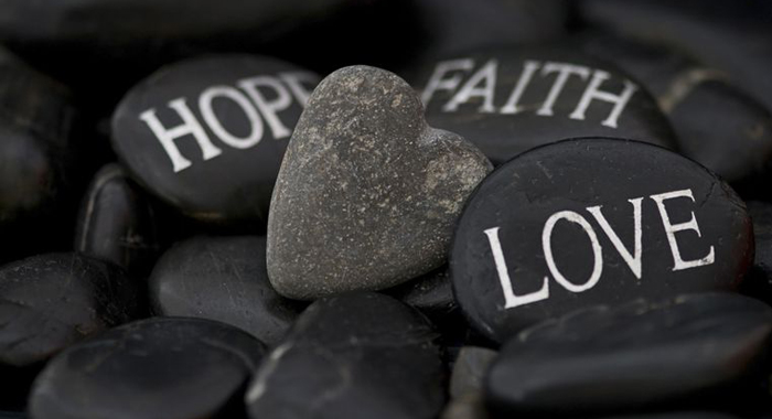 Hope faith love