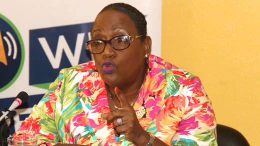 Opposition senator, Kay Bacchus-Baptiste has received an "honorary award as a "minister of the gospel". (iWN photo)