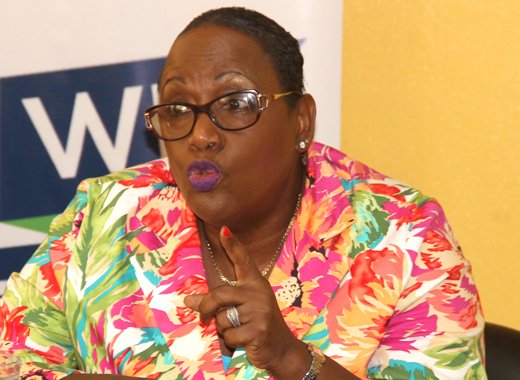 Opposition senator, Kay Bacchus-Baptiste has received an "honorary award as a "minister of the gospel". (iWN photo)