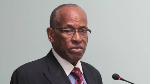 Minister of Foreign Affairs, Sir Louis Straker. (iWN file photo)