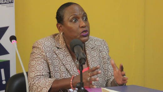 Opposition senator, Kay Bacchus-Baptiste. (iWN photo)
