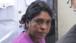 The accused, Suzeann Jilcina DeBique-Mason. (iWN photo)