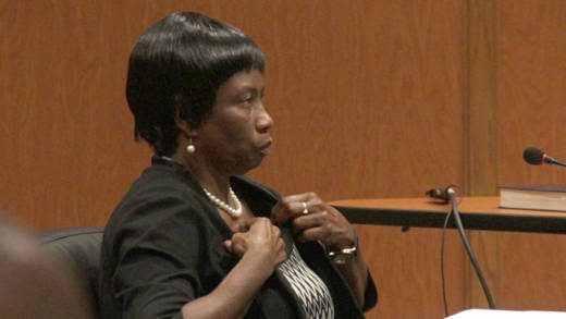 Kathleen Jeffers during a break in the court proceedings oon Feb. 18, 2019. (iWN photo)