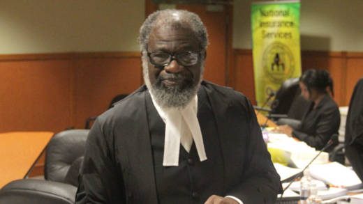 Queen's Counsel, Stanley "Stalky" John, lead lawyer for petitioner Benjamin "Ben" Exeter. (iWN file photo)