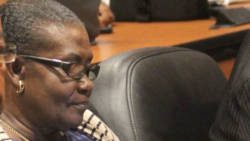 Veronica John was presiding officer at polling station NWI. (iWN photo)