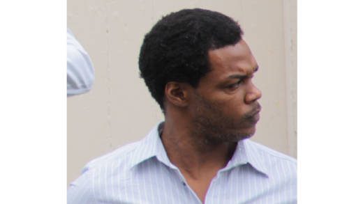 Allan Wilson is escorted to prison on Friday. (iWN photo)