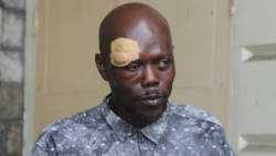 Jaston Burke after being fined on Monday for causing the death of his girlfriend by dangerous driving. (iWN photo)