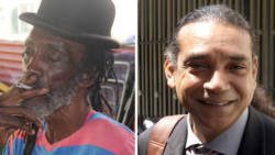 President of the Cannabis Revival Committee, Junior "Spirit" Cottle, left, and Ronald "Ronnie" Marks, a director of Vincy Leaf. (iWN photos)