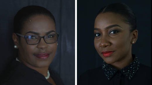 From left: Nisha Hope, playwright and producer, and Nerissa King, director.