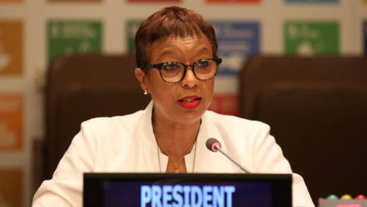 SVG's UN ambassador, I. Rhonda King. (Internet photo)