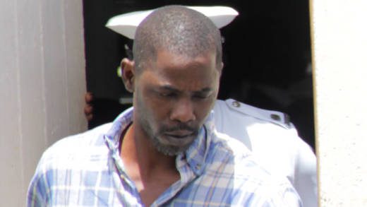 Woman-beater Aaron John returns to prison on Wednesday to complete his three-year sentence for striking his ex-girlfriend in the head with a stone. (iWN photo)