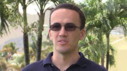Climatologist Cédric Van Meerbeeck.