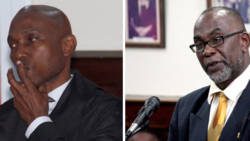House Speaker Jomo Thomas, left, and Member of Parliament for Central Kingstown, St. Clair Leacock. (iWN file photos)