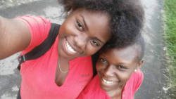 Cousins Kahwanna Simmons, 15, left, and Keenya Simmons, 13, have not returned home since leaving for school Monday morning.