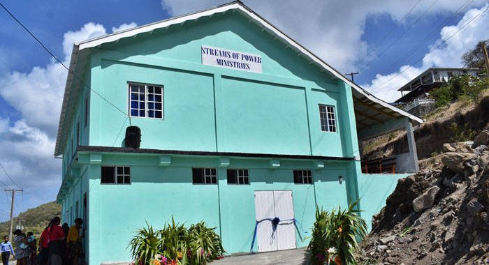 The new Stream of Power Ministries building in Bequia.