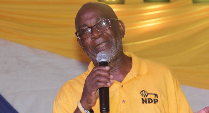 Vice-President of the NDP and incumbent MP for Central Kingstown, St. Clair Leacock. (iWN file photo)