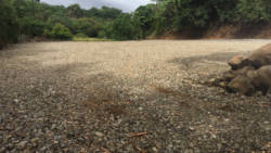 The site in Yambou that was being prepared for the asphalt and concrete batching plants. (iWN photo)