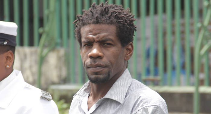 Desmond Browne, 42, has spent more time in jail than out. On Thursday, he was sentenced to spend a further 17 years behind bars for midday armed robbery in Kingstown five years ago. (iWN photo)