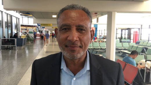 Opposition Leader Godwin Friday spoke to iWitness News in Barbados on Saturday. (iWN photo)