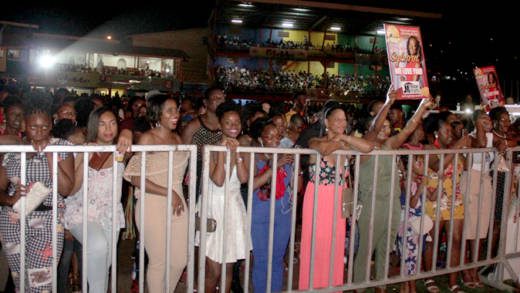 Patrons at the Miss SVG 2019 pageant in Kingstown Saturday night. The government says it will assess the impact of Vincy Mas on the Vincentian economy. 