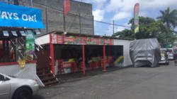 The carnival bar occupy the taxi stand at Heritage Square, one week after the festival ended. (iWN photo)