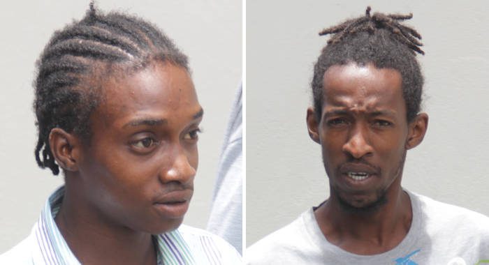 Kiranno Richards and Cosmoore Glasgow, two of the accused robbers. (iWN photo)