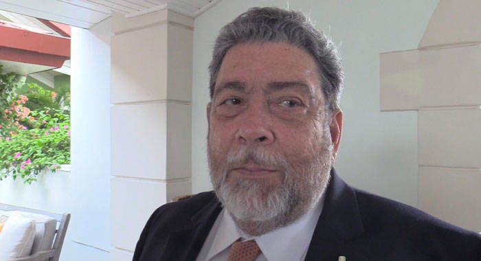 Prime Minister Ralph Gonsalves is not pleased with Luis Almargo treatment of Venezuela during his first time as head of the OAS. (iWN photo)