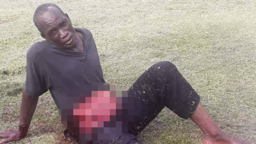 The injured man, Michael “Mike” Woods. 