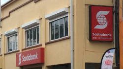 Scotiabank in Kingstown. (iWN photo)