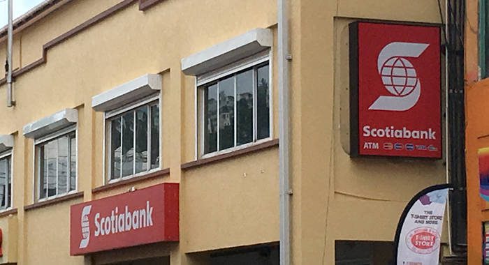 Scotiabank in Kingstown. (iWN photo)