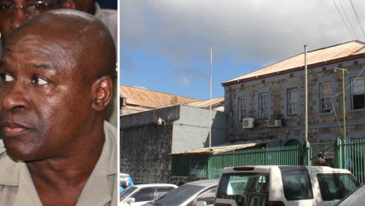 Superintendent of Prisons, Brenton Charles, left, and a section of Her Majesty's Prisons, right. (File photos)