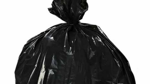 An internet photo of a bag of garbage.