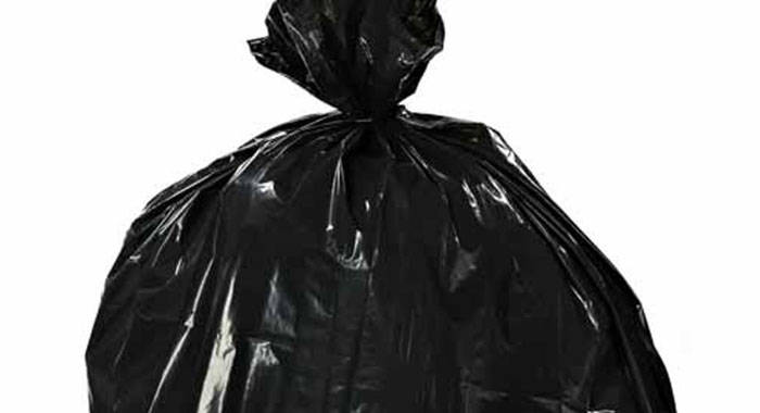 An internet photo of a bag of garbage.