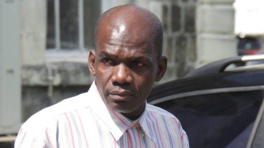 Medford Cain returns to prison after his sentencing on Friday. (iWN photo)