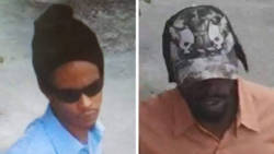 Police in Grenada had released these photos of the alleged robbers.
