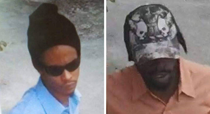 Police in Grenada had released these photos of the alleged robbers.