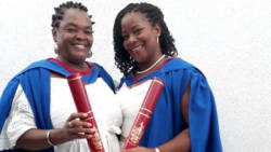 Mother and daughter Delia Cuffy-Weekes and Natasha Jervier.