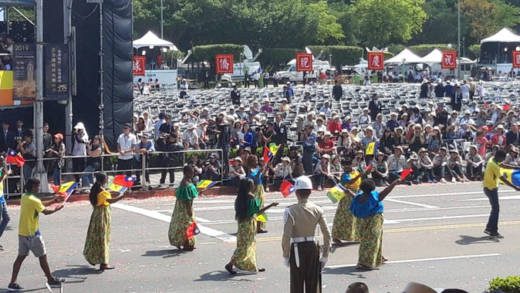 Vincentian students, for the first time ever, took part in Taiwan National Day Parade in Taipei on Thursday. 