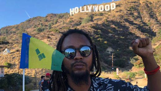 Vincential filmmaker Akley Olton. 