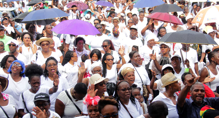 Rally crowd