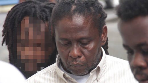Sealey Matthias arrives at the Serious Offences Court for sentencing on Tuesday. (iWN photo)