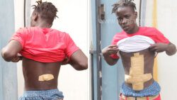 Aldon Thomas says police shot him maliciously at his home in Park Hill. (iWN photo)