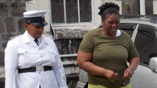 Hermina Jackson returns to prison after being sentenced on Wednesday. (Photo: Ashford Peters)
