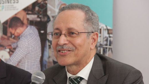 Patrick I. Gomes, secretary-general of the ACP, speaking at Friday’s opening of the ACP Business Summit in Nairobi. (CMC photo)