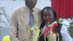Detective Sergeant Karla Timm and Police Constable Glendon David.