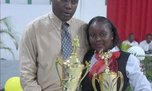 Detective Sergeant Karla Timm and Police Constable Glendon David.
